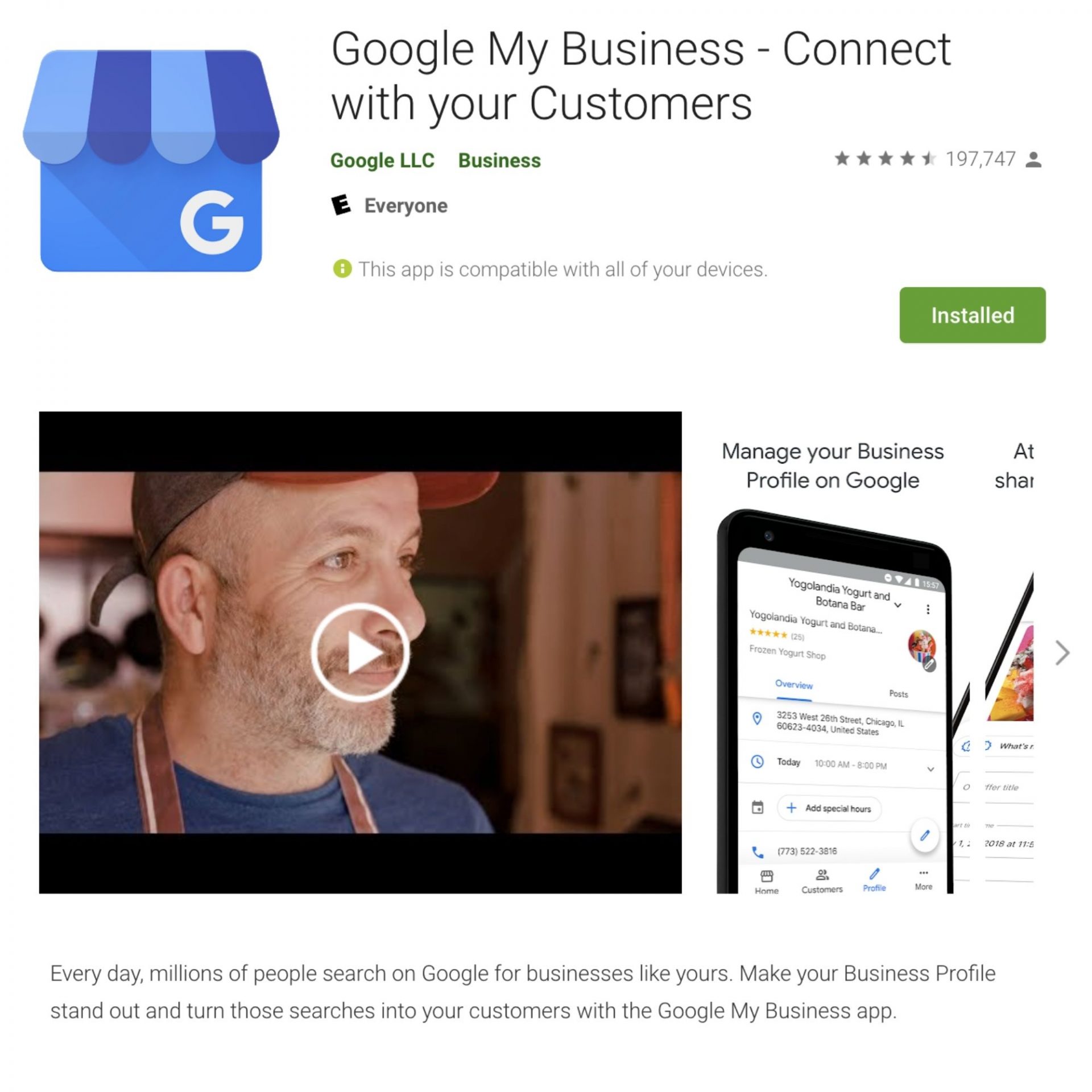google my business apps
